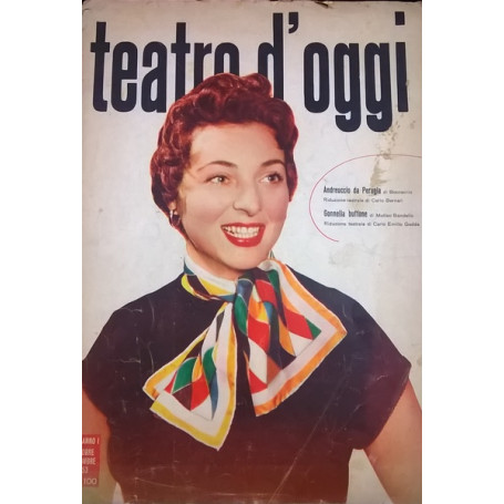 TEATRO D'OGGI - Rivista n.3 anno I ottobre/novembre 1953