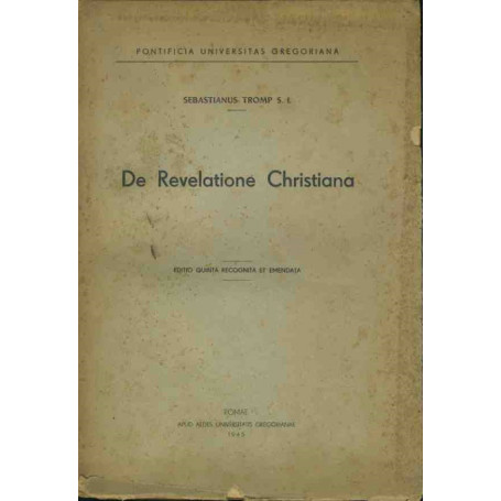 De revelatione christiana