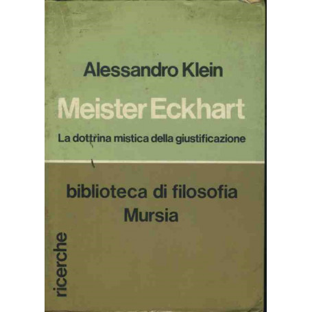 Meister Eckhart la dottrina mistica della giustificazione