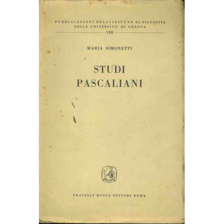 Studi pascaliani