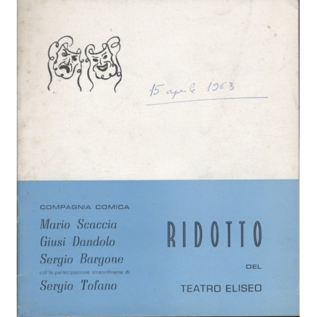 RIDOTTO DEL TEATRO ELISEO