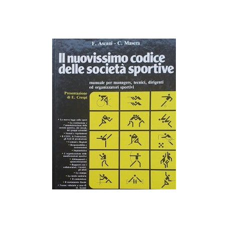 Il nuovissimo codice delle società  sportive
