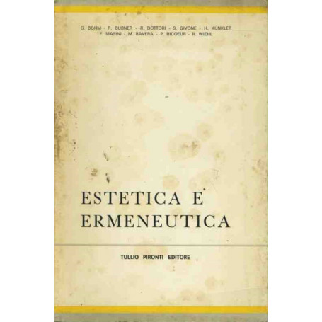 Estetica e ermeneutica