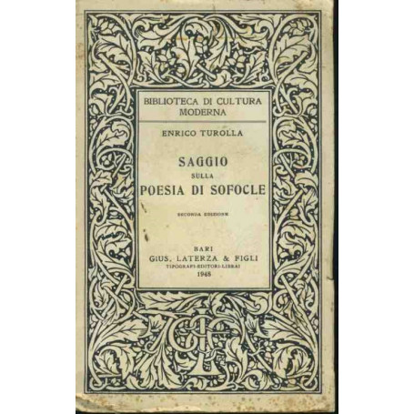 Saggio sulla poesia di Sofocle