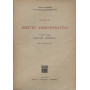 CORSO DI DIRITTO AMMINISTRATIVO. VOLUME PRIMO