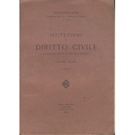 ISTITUZIONI DI DIRITTO CIVILE. 1