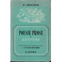 Poesie prose e lettere