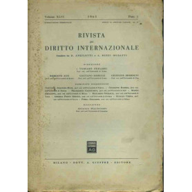 Rivista internazionale di filosofia del diritto. Volume XLVI 1963