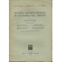 Rivista internazionale di filosofia del diritto. Gennaio - Marzo 1953