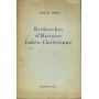 Recherches d'histoire judeo chretienne