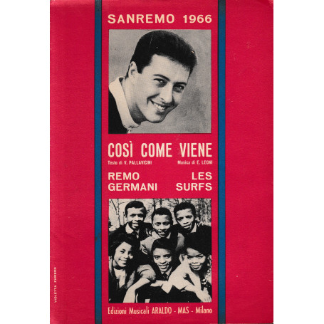 Cosà¬ come viene (Festival di Sanremo 1966)