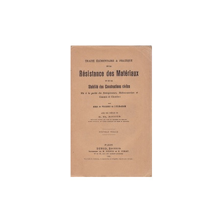 Traité élémentaire & pratique de la Résistance des Matériaux