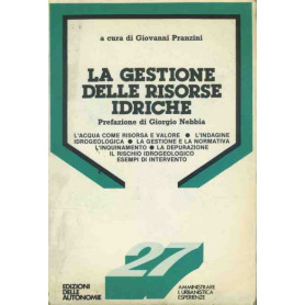 La gestione delle risorse idriche