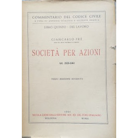 Libro quinto - del lavoro: Società  per azioni