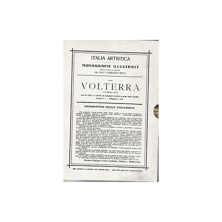 Italia Artistica - Monografie illustrate: Volterra