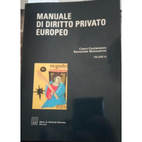Manuale di diritto privato europeo Volume III