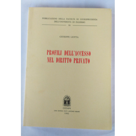 Profili dell'accesso nel diritto privato