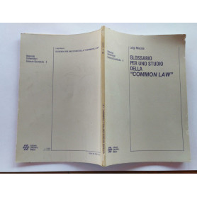 Glossario per uno studio della "Common Law"