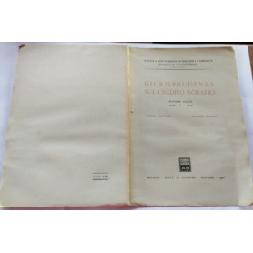 Giurisprudenza sul credito agrario