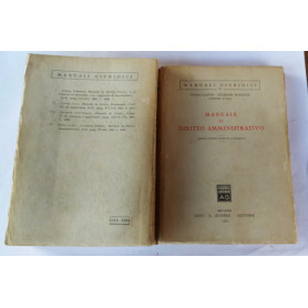 Manuale di diritto amministrativo