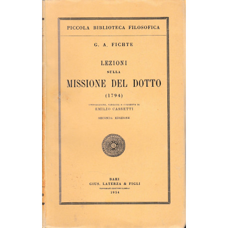 Lezioni sulla missione del dotto (1794)