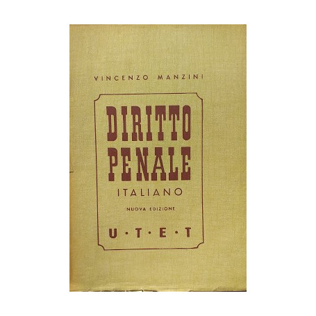 Trattato di Diritto Penale Italiano