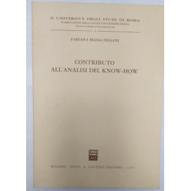 Contributo all'analisi del Know-how