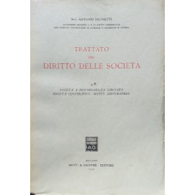 Trattato del Diritto delle Società  III: Società  a Responsabilità  Limitata - Società  Cooperative - Mutue Assicuratrici