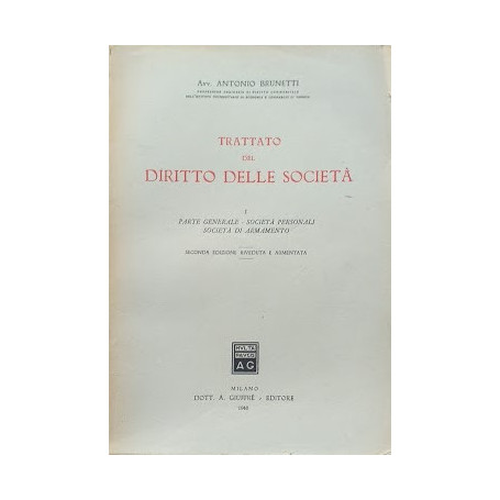 Trattato del Diritto delle Società