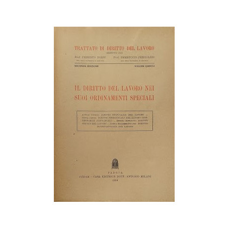 Trattato di Diritto del Lavoro