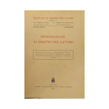 Trattato di Diritto del Lavoro