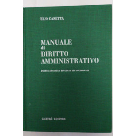 Manuale di diritto amministrativo
