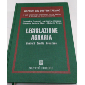 Legislazione agraria. Contratti