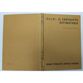 Il contratto estimatorio
