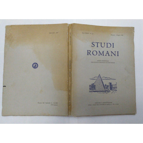 Studi Romani Anno XXXIV N. 1-2