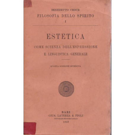 Estetica come scienza dell'espressione e linguistica generale
