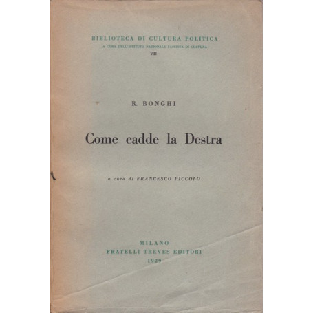 Come cadde la Destra