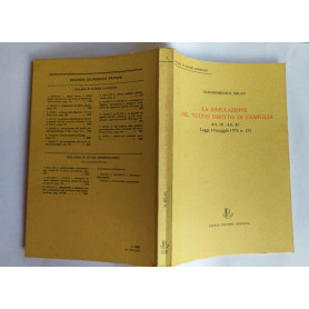 La simulazione nel nuovo diritto di famiglia. Art.18-Art.45 Legge 19 maggio 1975