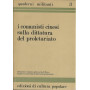 I COMUNISTI CINESI SULLA DITTATURA DEL PROLETARIATO