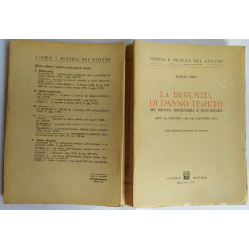 La denunzia di danno temuto. Nel diritto sostanziale e processuale