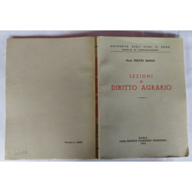 Lezioni di diritto agrario