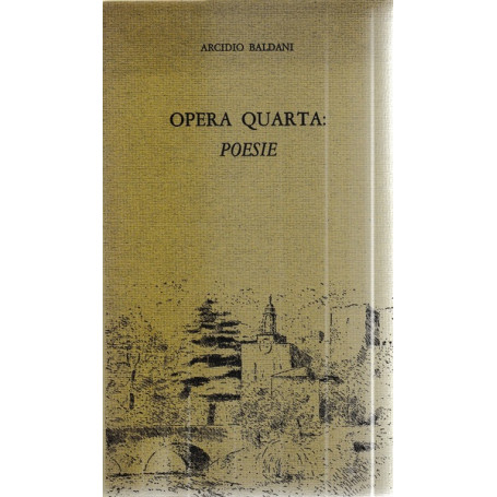 Opera quarta: Poesie