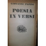 Poesia in versi