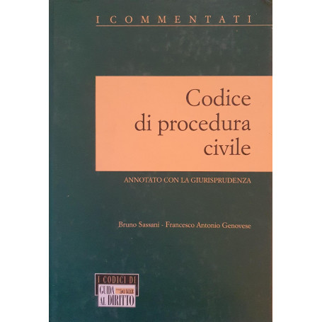 Codice di procedura civile : annotato con la giurisprudenza