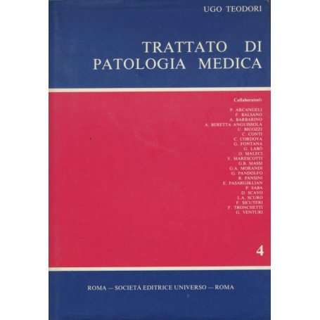 Trattato di patologia medica 4