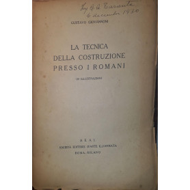 La tecnica della costruzione presso i romani