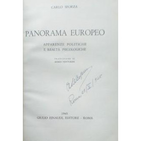 Panorama Europeo. Apparenze politiche e realtà  psicologiche
