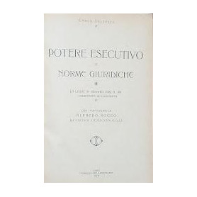 Potere Esecutivo e norme giuridiche. La legge 31 gennaio 1926