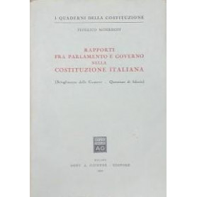 Rapporti fra parlamente e governo nella Costituzione Italiana
