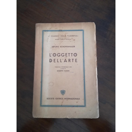 L'oggetto dell'arte